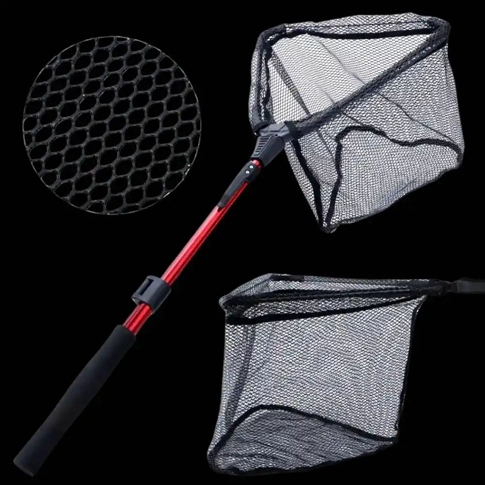 suckerme rubber coated knotless landing net